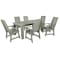 Highwood Usa Weatherly 7pc Rectangular Outdoor Patio Furniture Dining Set 72 x 42 AD-ST7WL1CO4AA-EUC - alternate 1